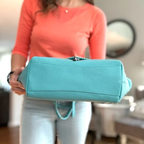 NWT Botkier leather Trigger tote Alver. - Picture 4 of 6